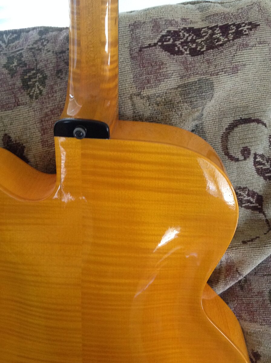 Model N Archtop — flamed maple back