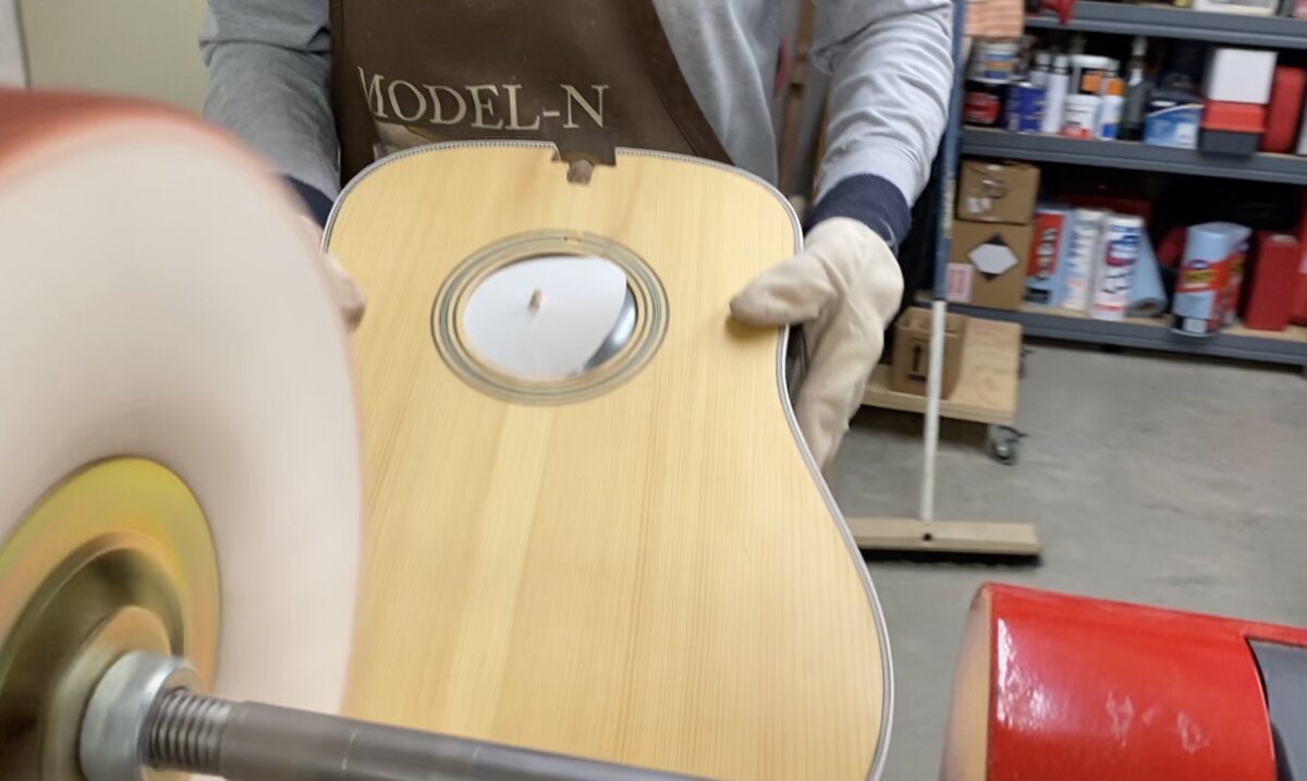 Dan buffing in Model N apron