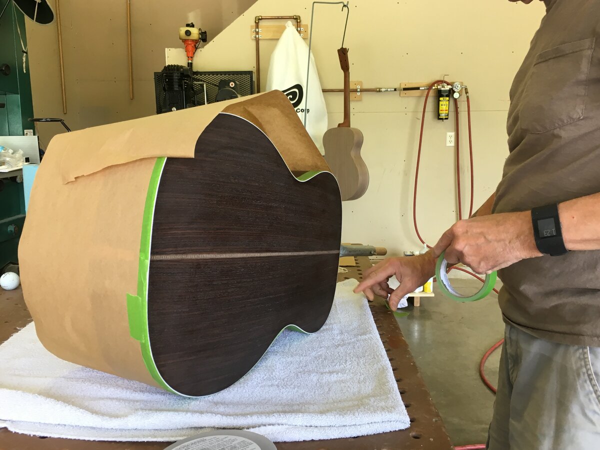 Dan masking for lacquer spray