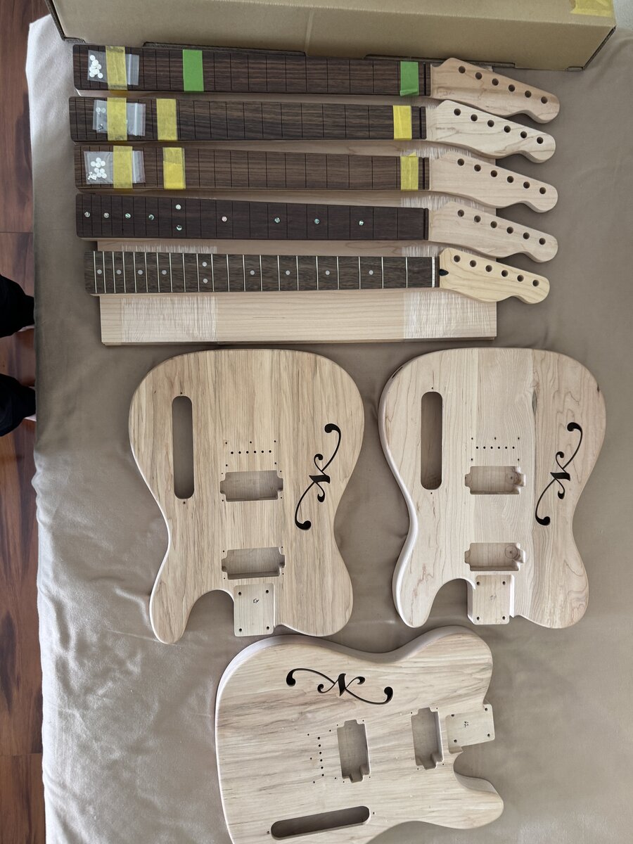 N-Caster bodies and necks